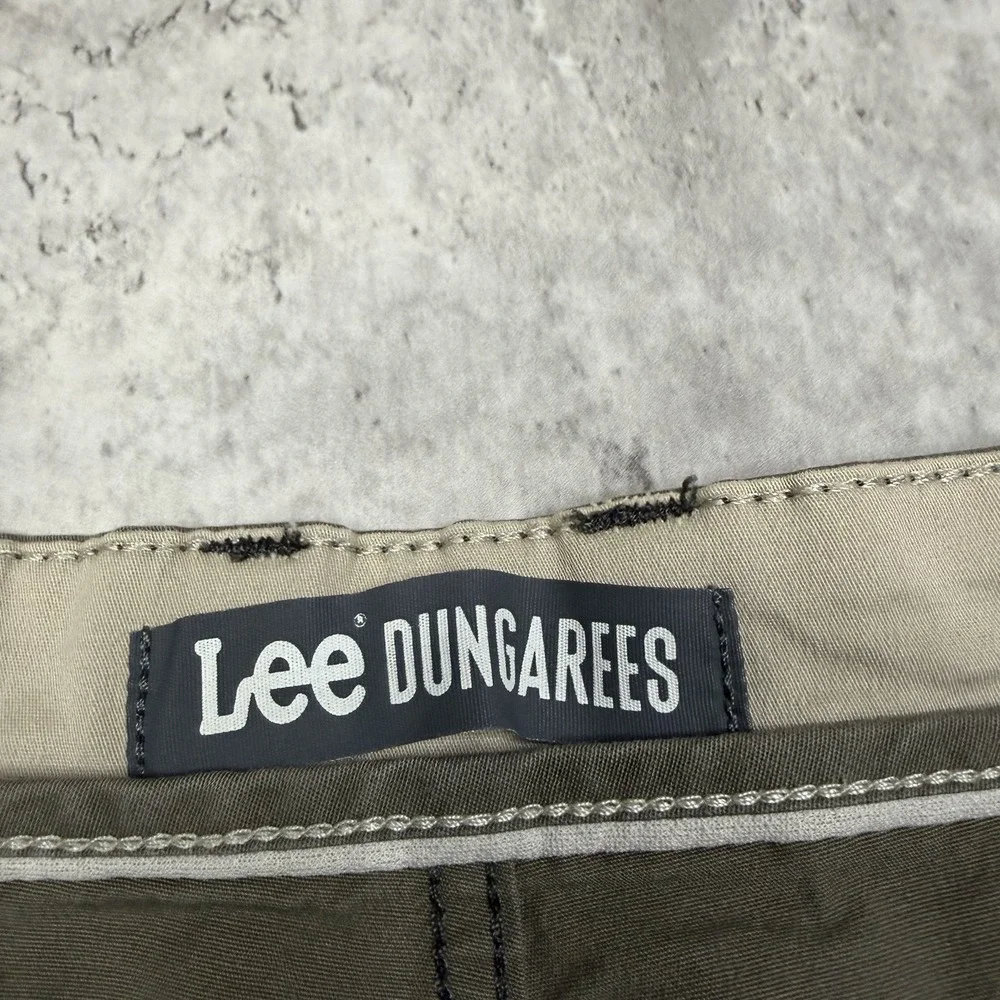 Lee Dungarees Cargo Shorts Men's 40 Khaki Brown Stretch Performance Utility